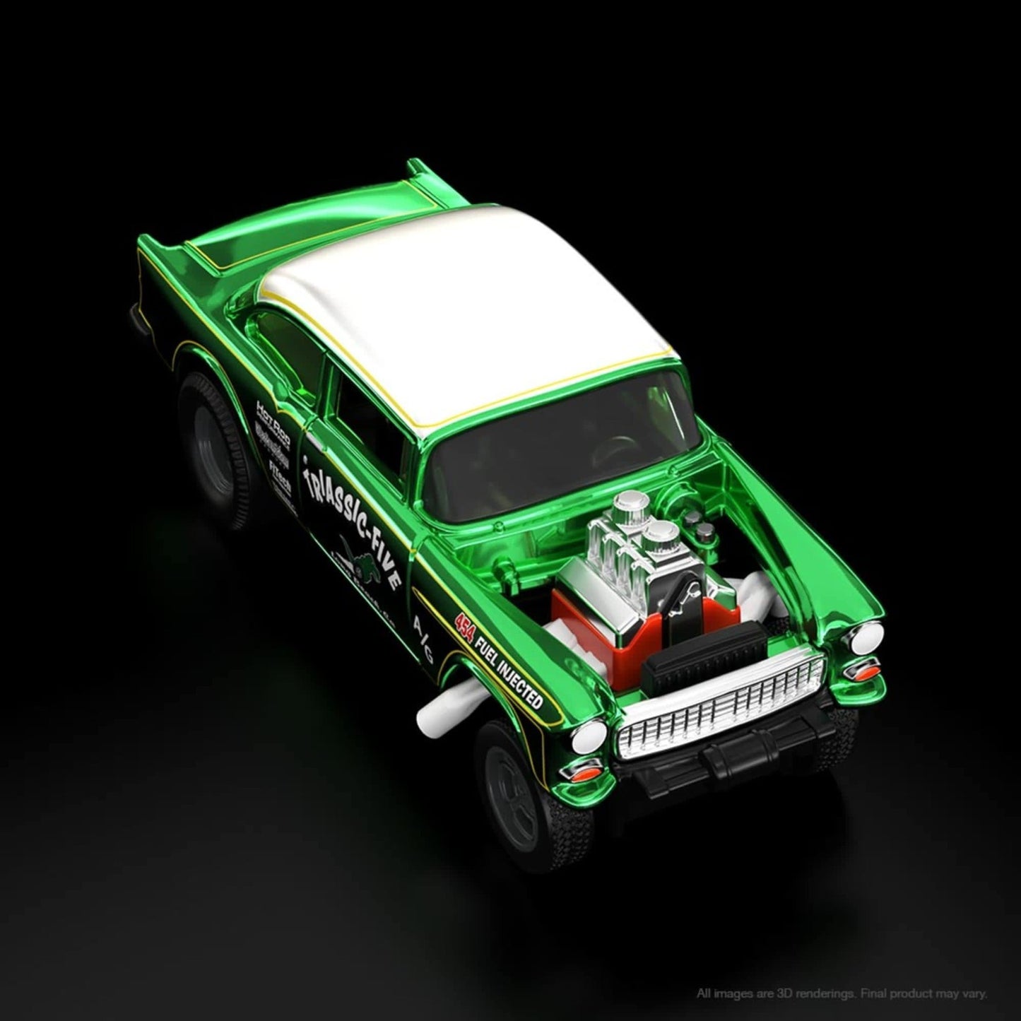 2021 Hot Wheels RLC Red Line Club ’55 Chevy Bel Air Gasser With Protector