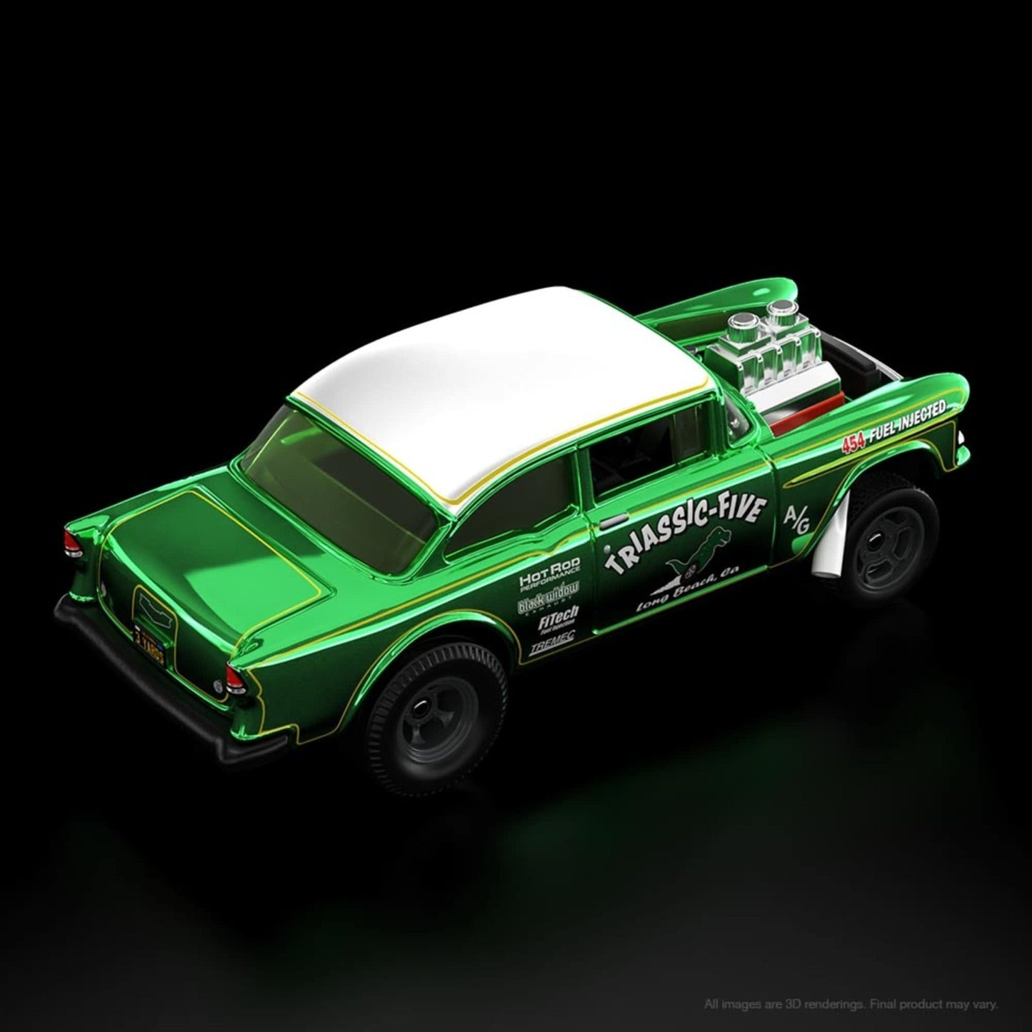 2021 Hot Wheels RLC Red Line Club ’55 Chevy Bel Air Gasser With Protector