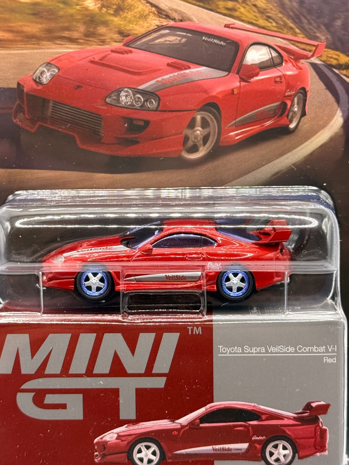 Mini GT 1:64 Toyota Supra VeilSide Combat V-I – Red MGT01094-BL CHASE