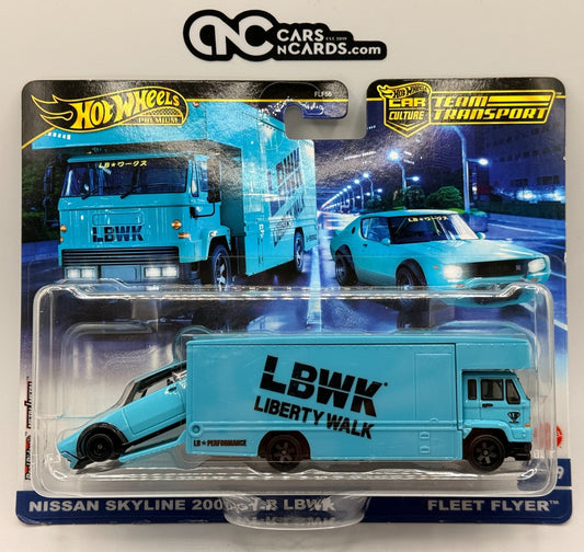 2024 Hot Wheels Premium Team Transport #69 Nissan Skyline LBWK (Bent Corners)
