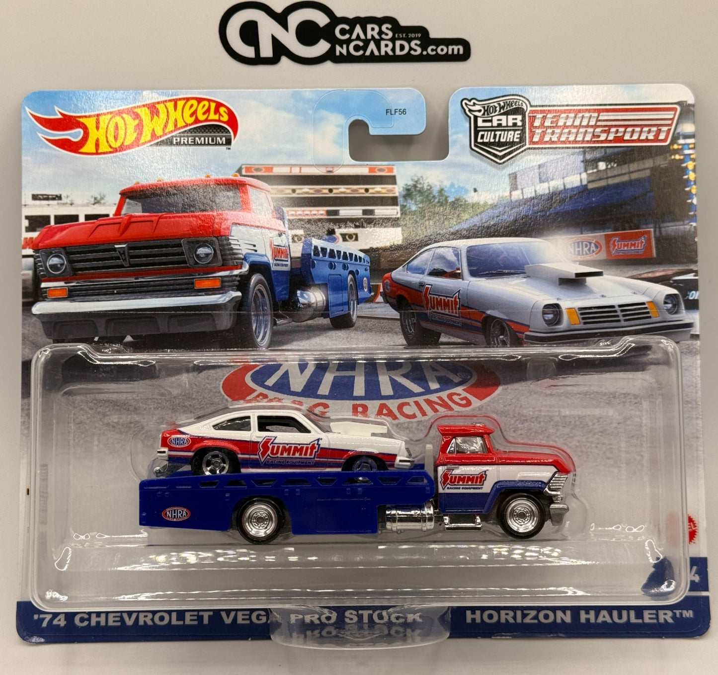 2021 Hot Wheels Premium Team Transport #34 '74 Chevrolet Vega (Bent Corners)