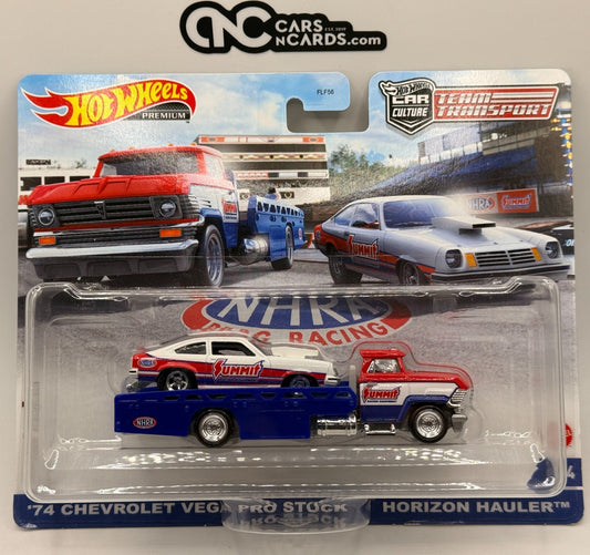 2021 Hot Wheels Premium Team Transport #34 '74 Chevrolet Vega (Bent Corners)