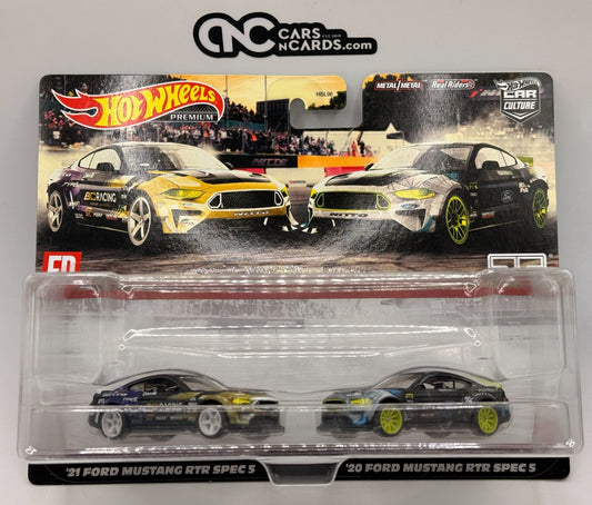 2022 Hot Wheels Premium Car Culture 2 Pack '21 Ford Mustang RTR Spec 5