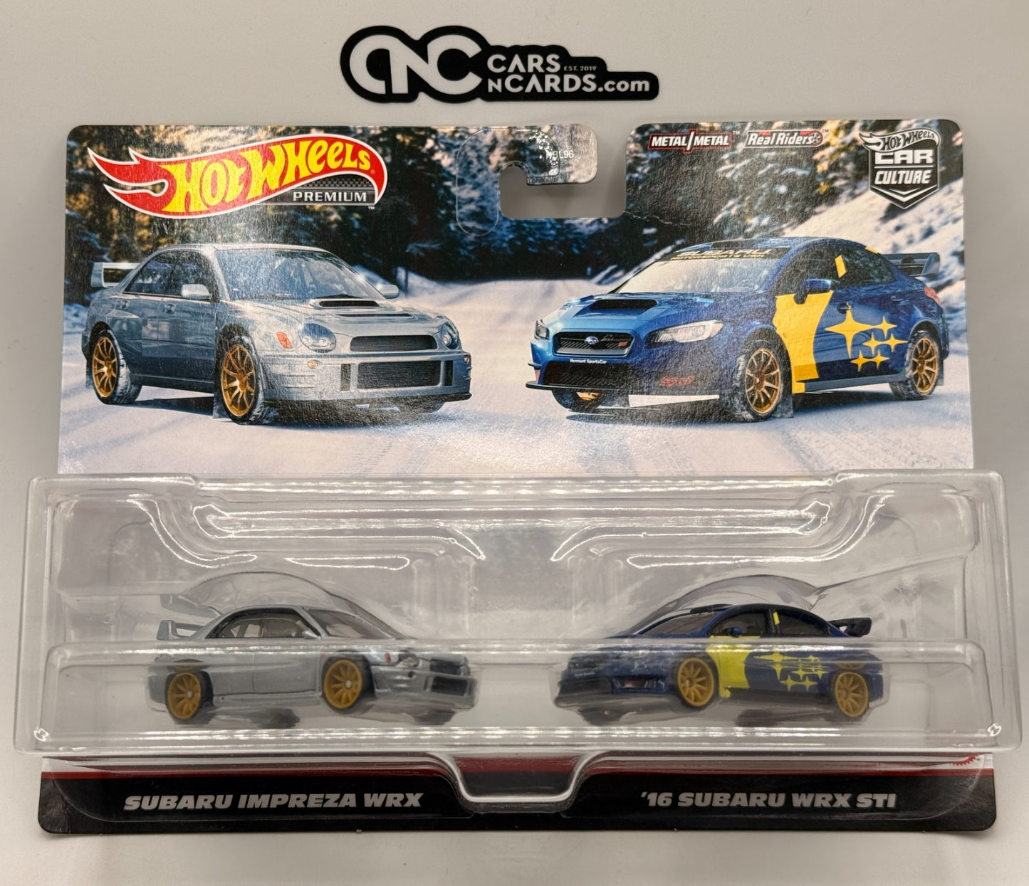 2023 Hot Wheels Premium Car Culture 2 Pack Subaru Impreza WRX & Subaru WRX STI