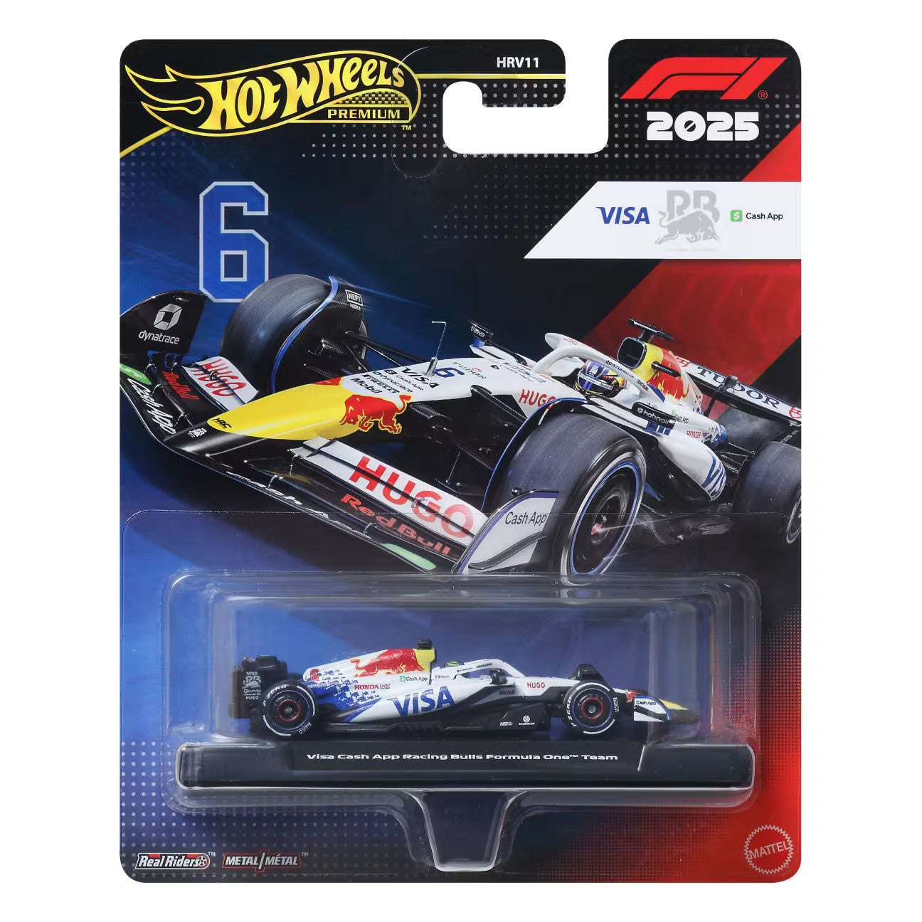 2026 Hot Wheels Premium F1 2025 Isack Hadjar #6 VCARB Racing Bulls F1 Team