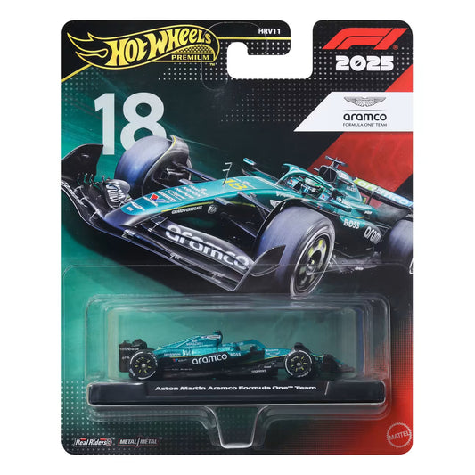 2026 Hot Wheels Premium F1 2025 Formula 1 Lance Stroll #18 Aramco Aston Martin