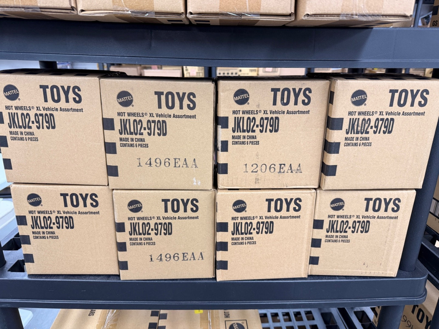 2026 Hot Wheels XL JKL02-979D Full Case of 6 Cars Factory Sealed Case