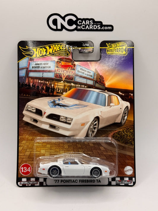 2025 Hot Wheels Premium Boulevard #134 '77 Pontiac Firebird TA White
