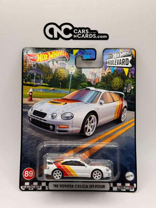2024 Hot Wheels Premium Boulevard #89 '95 Toyota Celica GT-Four TRD White