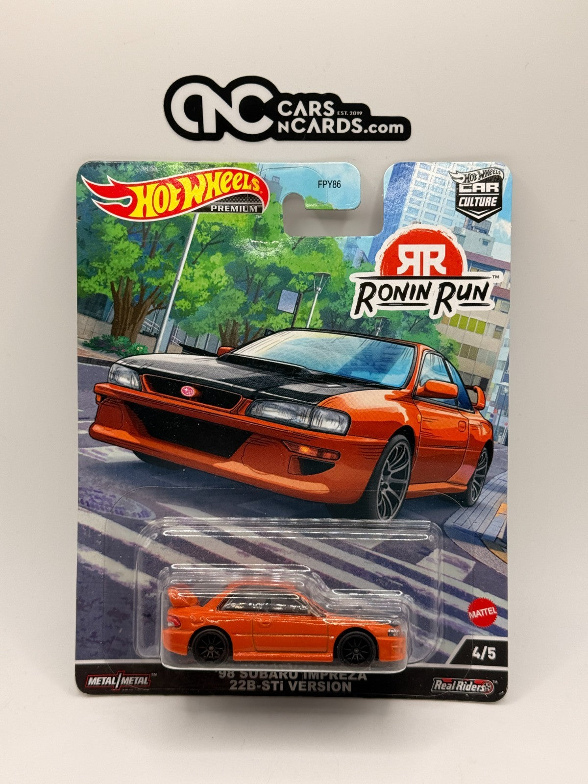 2023 Hot Wheels Premium Car Culture Ronin Run 4/5 '98 Subaru Impreza 22B-STi