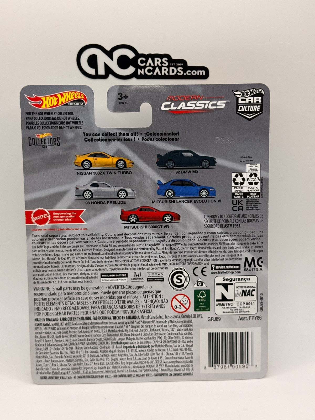2021 Hot Wheels Premium Car Culture Modern Classics Mitsubishi Lancer Evolution
