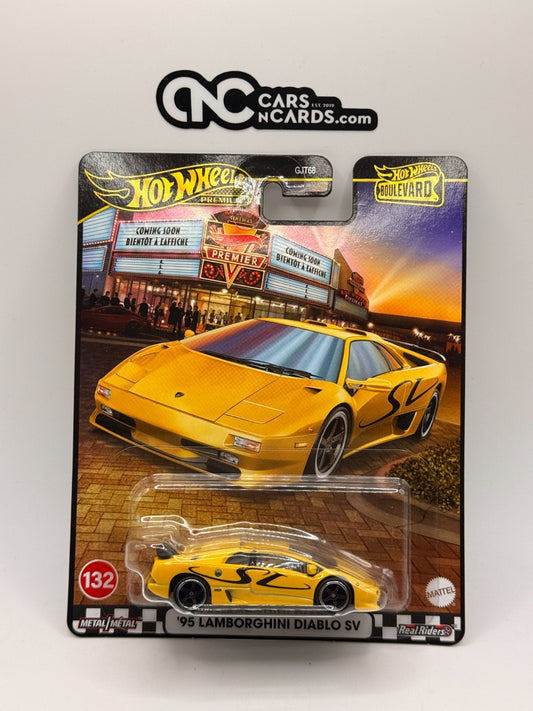 2026 Hot Wheels Premium Boulevard #132 '95 Lamborghini Diablo SV (Blister issue)
