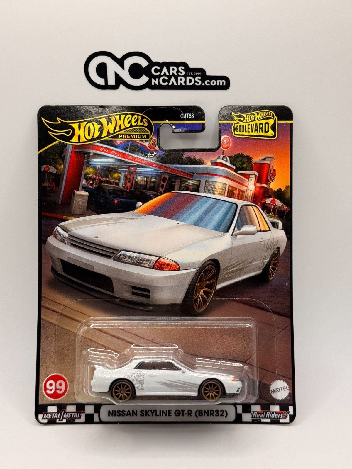 2024 Hot Wheels Premium Boulevard #99 Nissan Skyline GT-R (BNR32) White