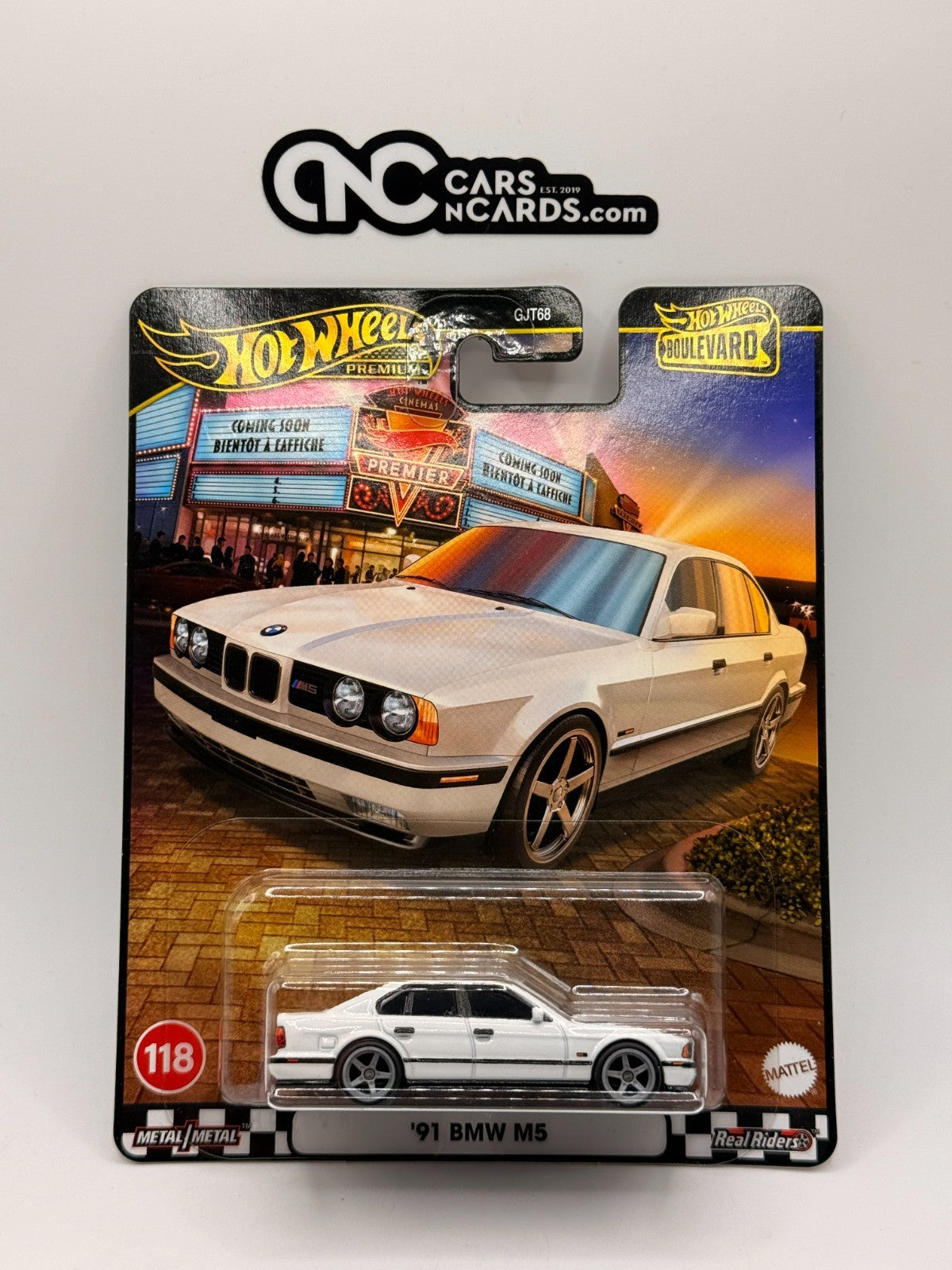 2025 Hot Wheels Premium Boulevard #118 '91 BMW M5 White