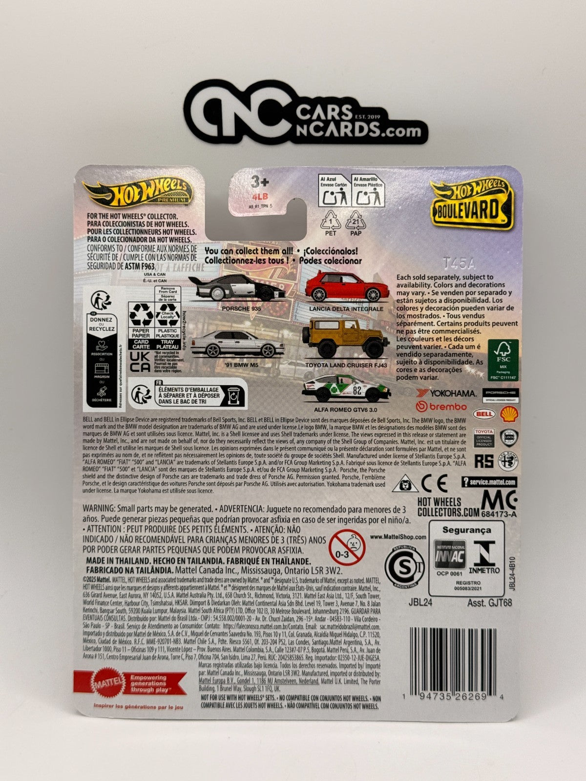 2025 Hot Wheels Premium Boulevard #118 '91 BMW M5 White