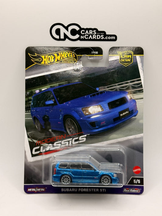 2024 Hot Wheels Premium Modern Classics 5/5 Subaru Forester STi Blue