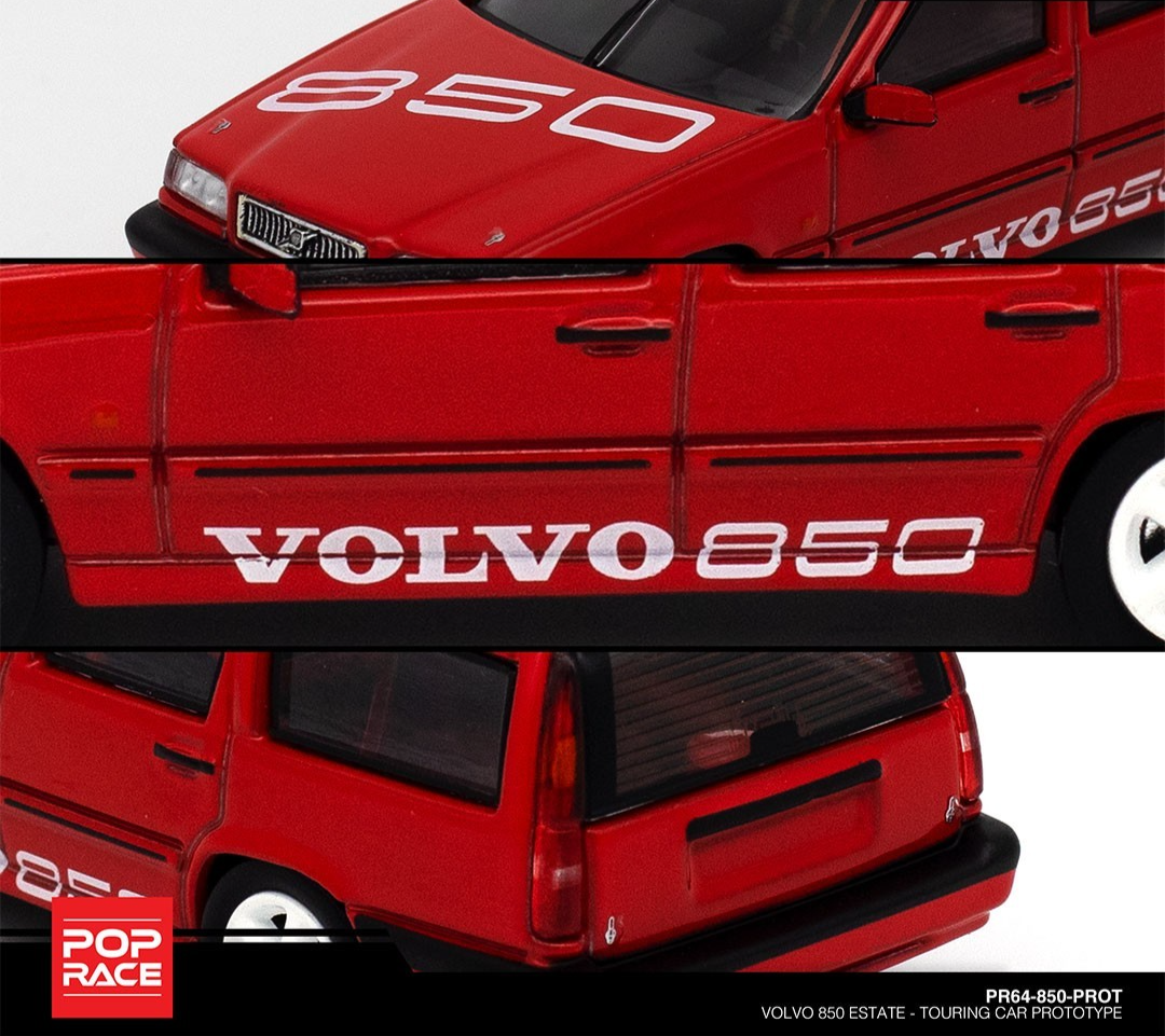 POPRACE 1:64 Volvo 850 T-5R Red PR64-850-PROT