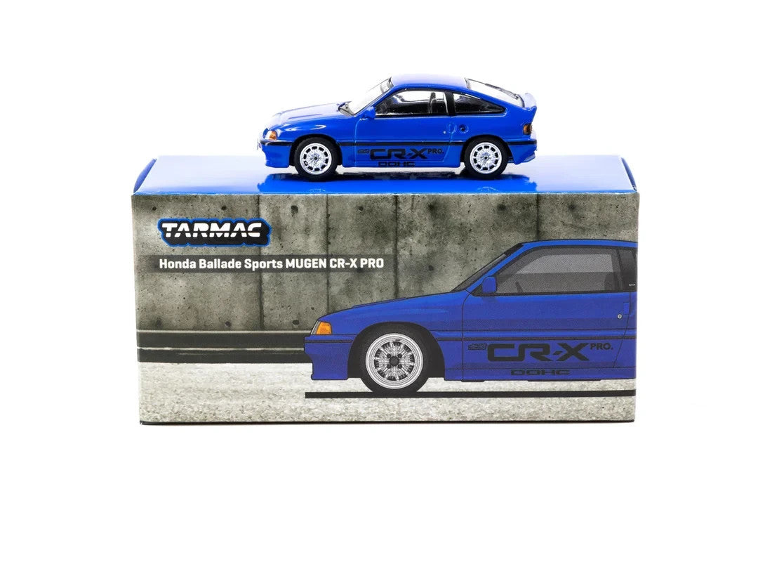 TARMAC WORKS GLOBAL64 HONDA Ballade Sports MUGEN CR-X PRO Blue T64G-TL058-BL
