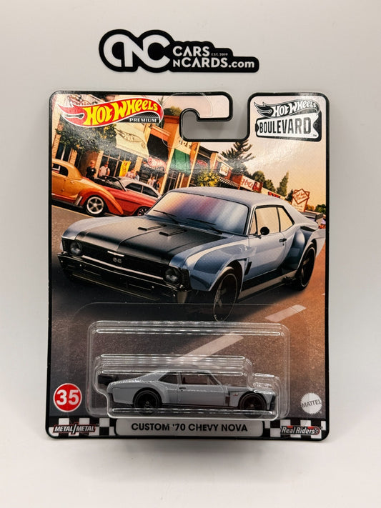 2021 Hot Wheels Premium Boulevard #35 Custom '70 Chevy Nova