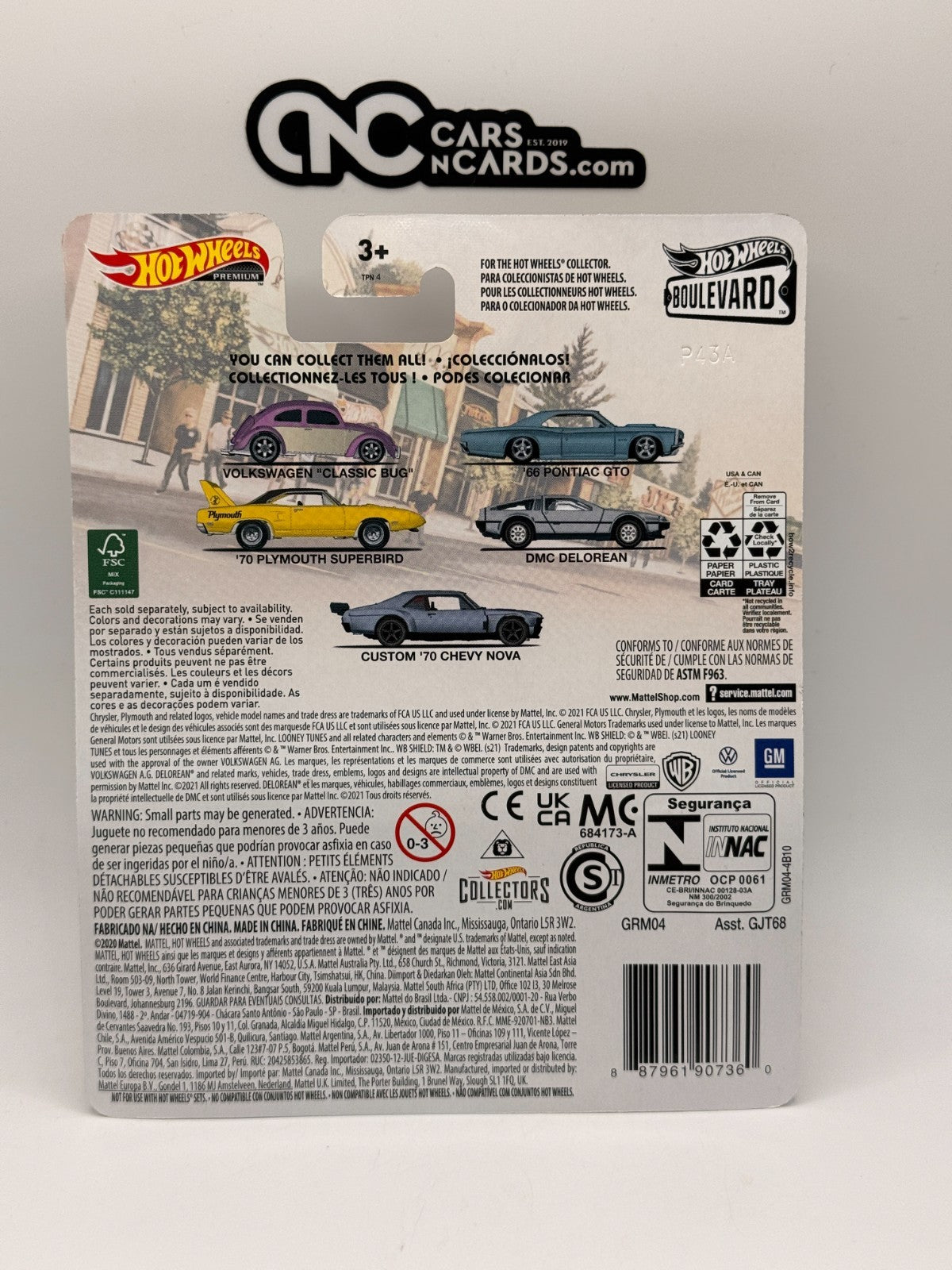 2021 Hot Wheels Premium Boulevard #35 Custom '70 Chevy Nova