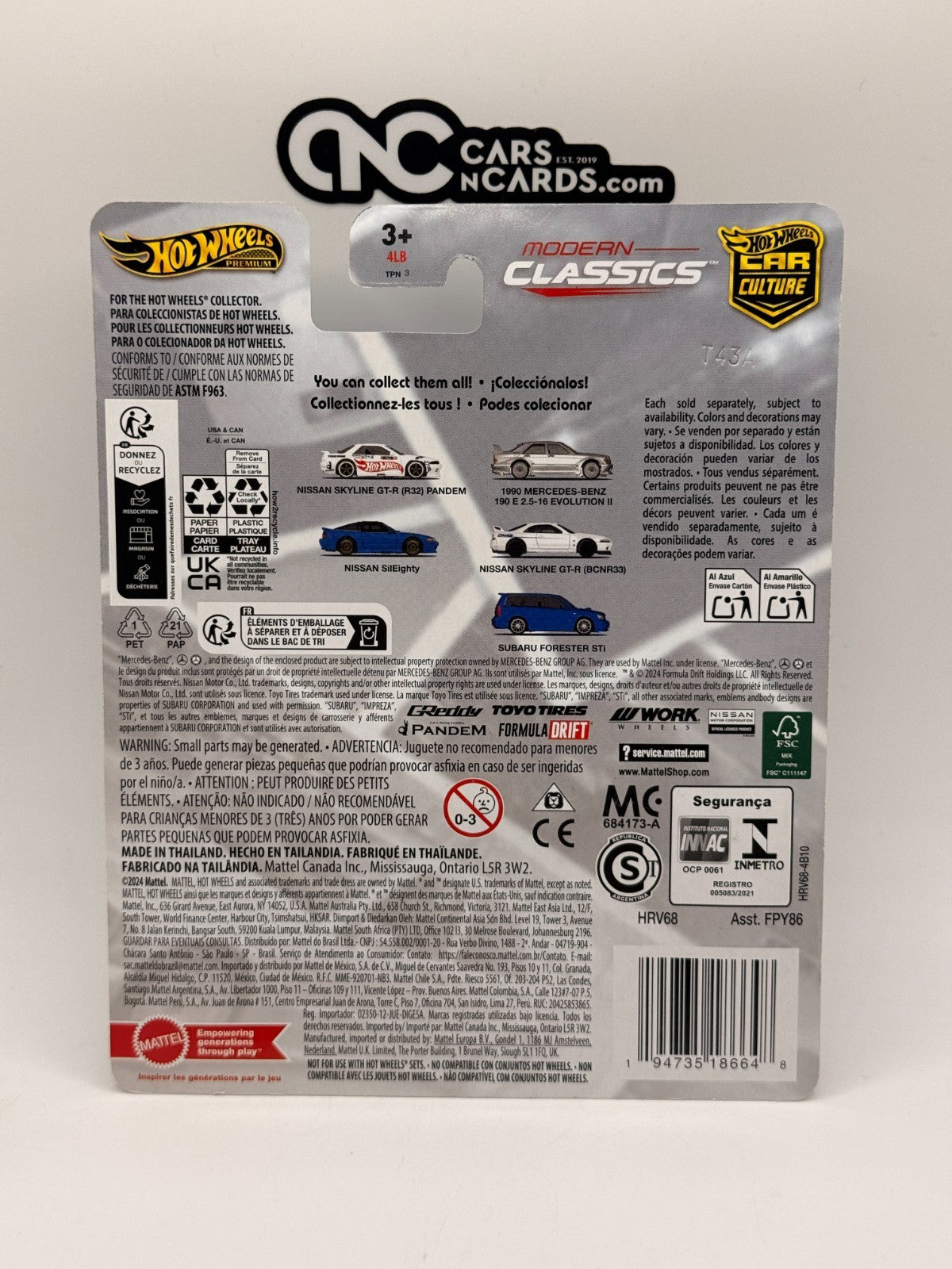 2024 Hot Wheels Premium Modern Classics 1/5 Nissan Skyline GT-R (R32) Pandem