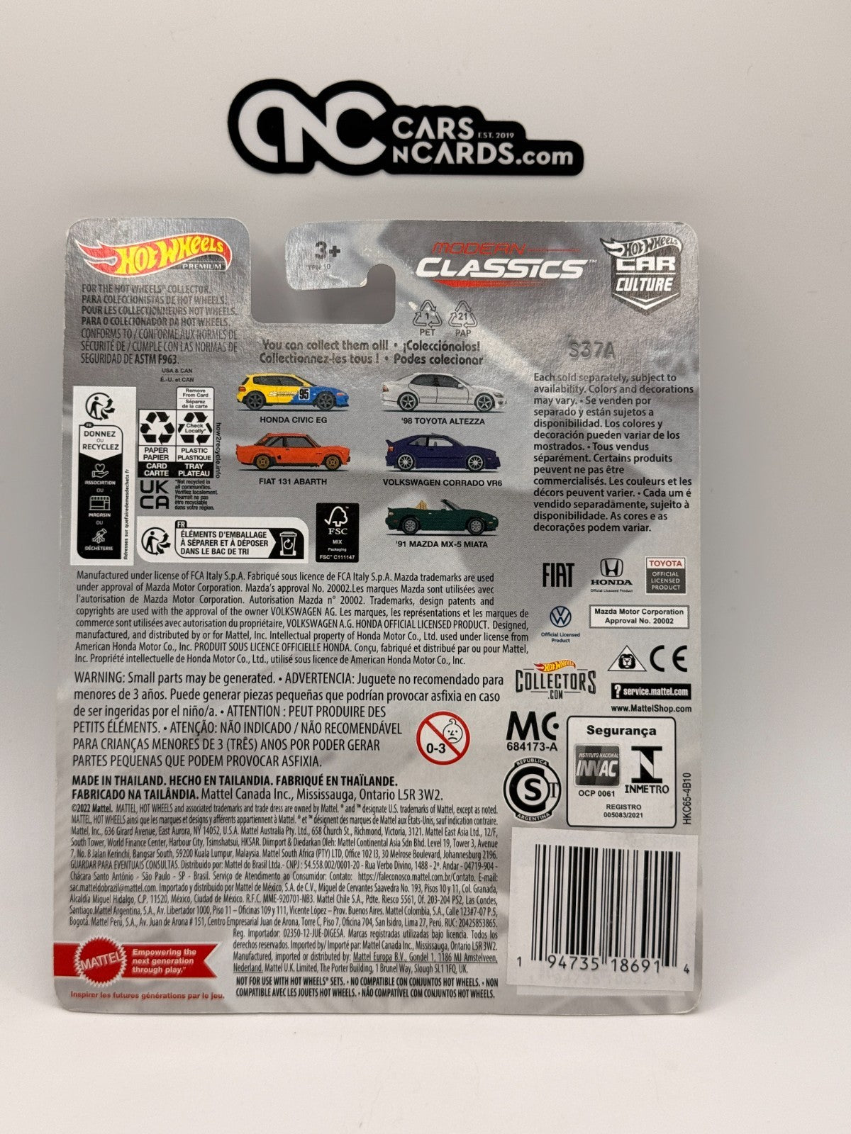 2023 Hot Wheels Premium Car Culture Modern Classics Volkswagen Corrado VR6