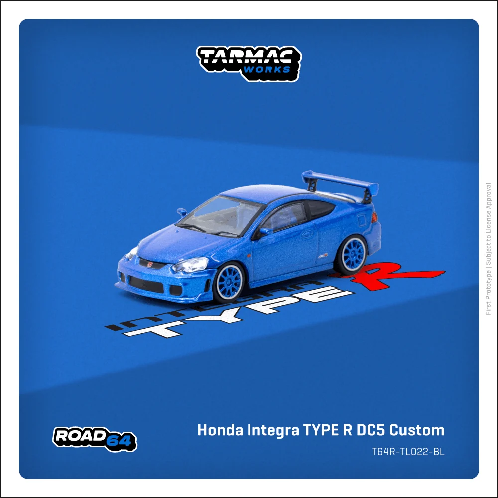 TARMAC WORKS ROAD64 Honda Integra TYPE R DC5 Custom Blue Metallic T64R-TL022-BL