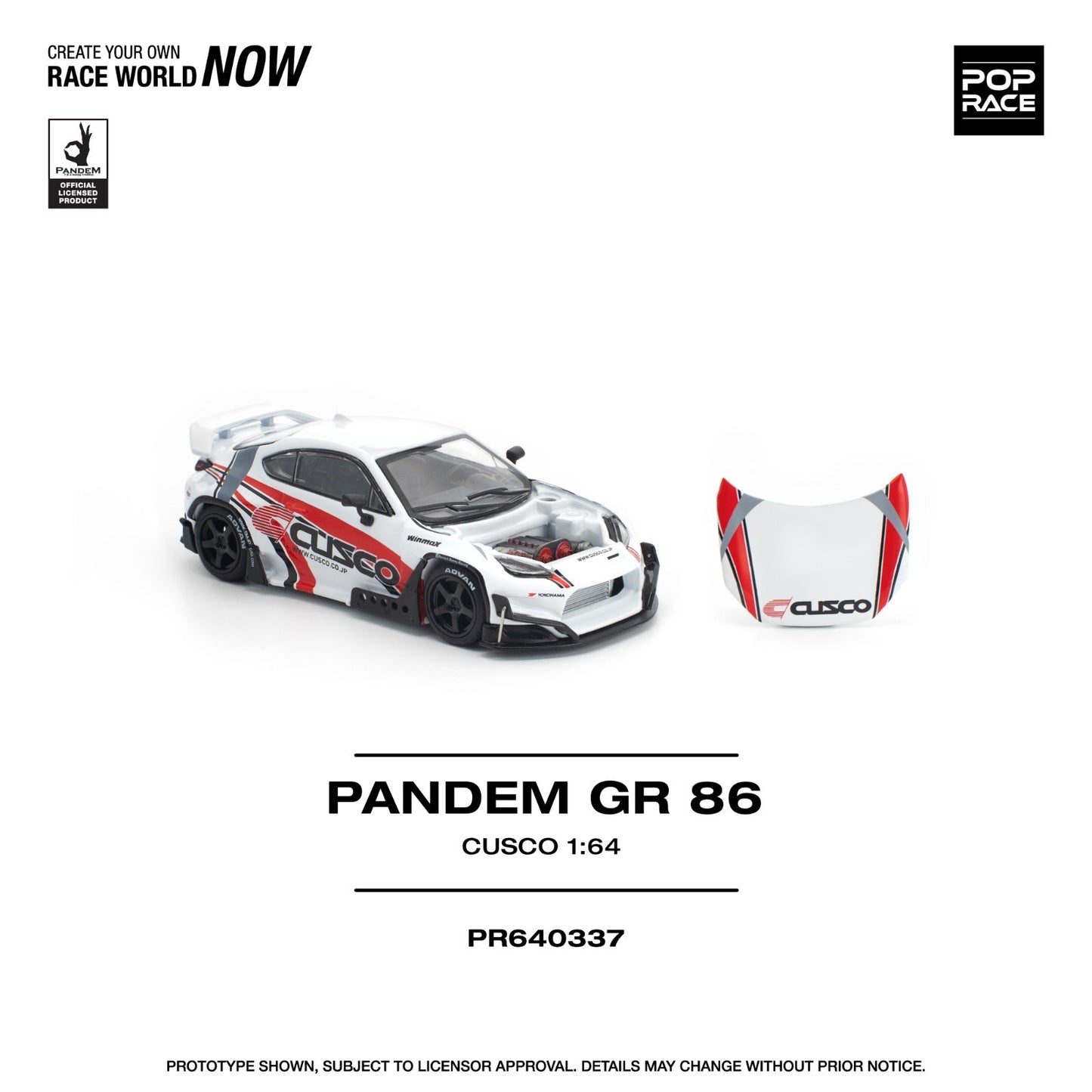 POPRACE 1:64 PANDEM GR86 - CUSCO PR640337