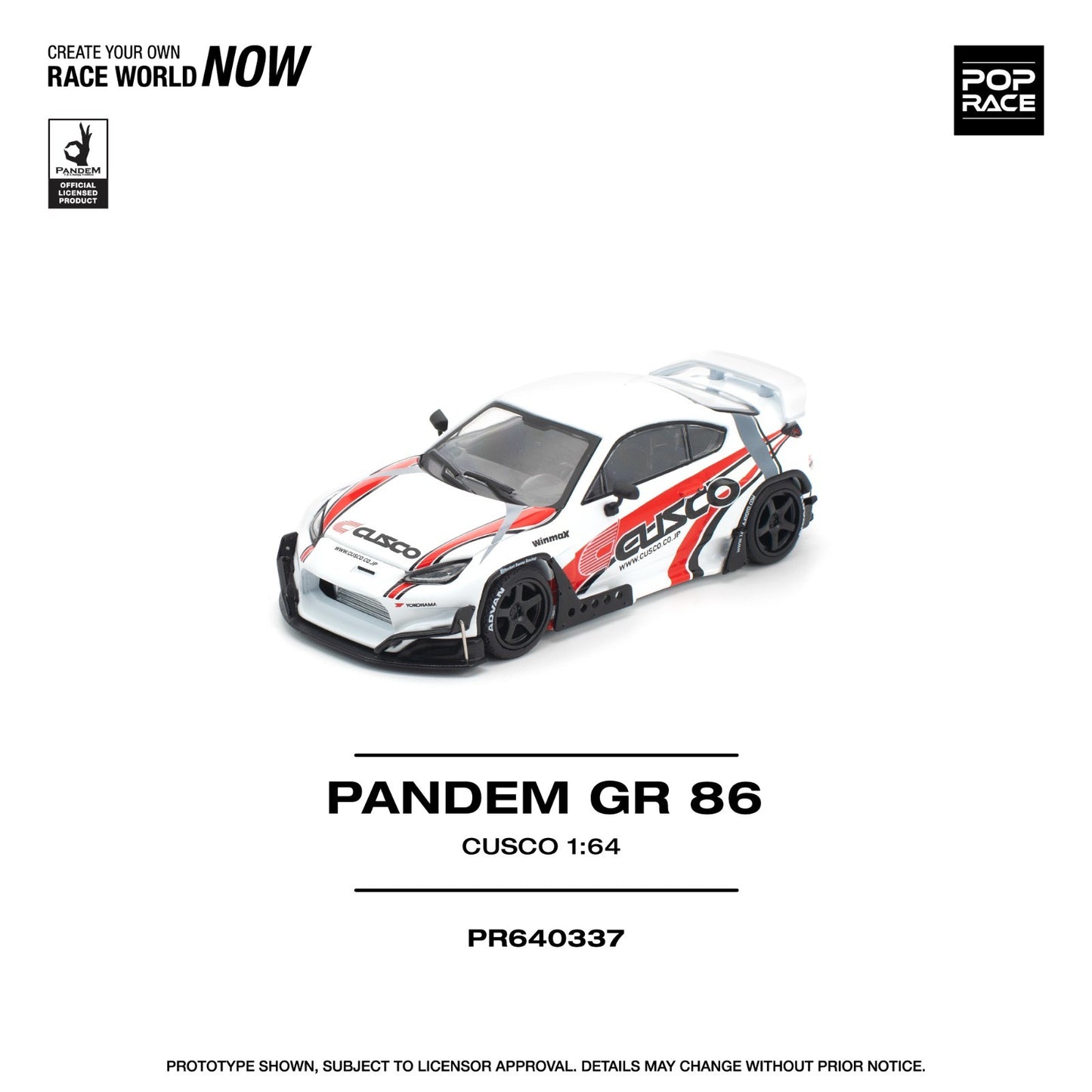 POPRACE 1:64 PANDEM GR86 - CUSCO PR640337