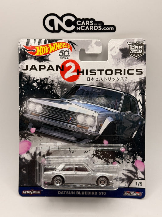 2018 Hot Wheels Premium Car Culture 1/5 Japan Historics 2 Datsun Bluebird 510