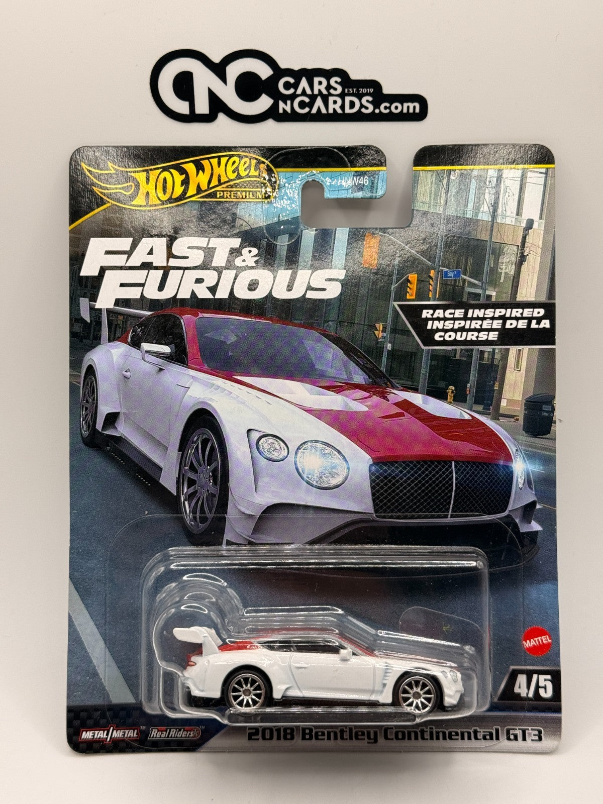 2024 Hot Wheels Fast & Furious Mix 4 2018 Bentley Continental GT3 #4/5