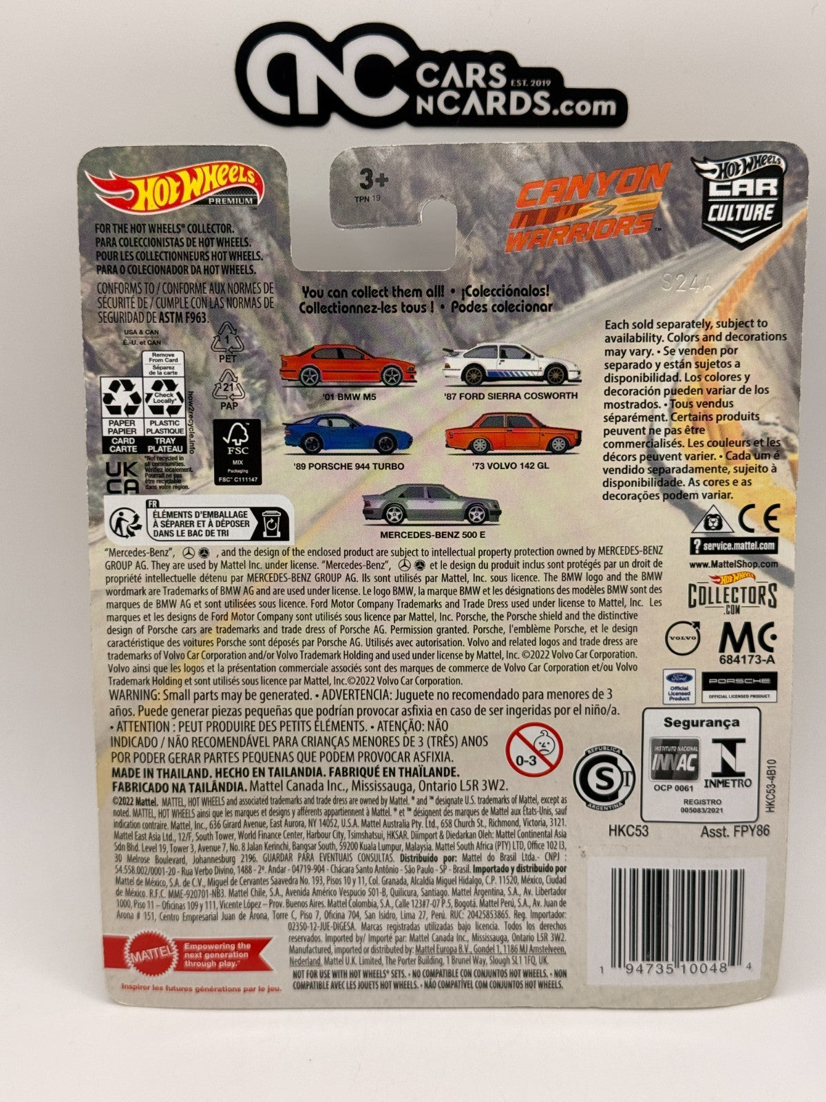 2023 Hot Wheels Premium Car Culture Canyon Warriors '73 Volvo 142 GL 4/5