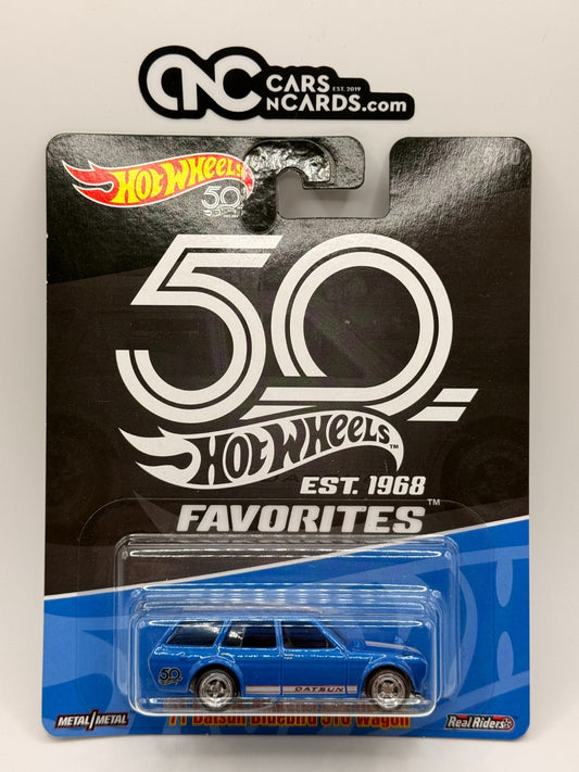 2018 Hot Wheels Premium Car Culture 50th Anniversary '71 Datsun 510 Wagon