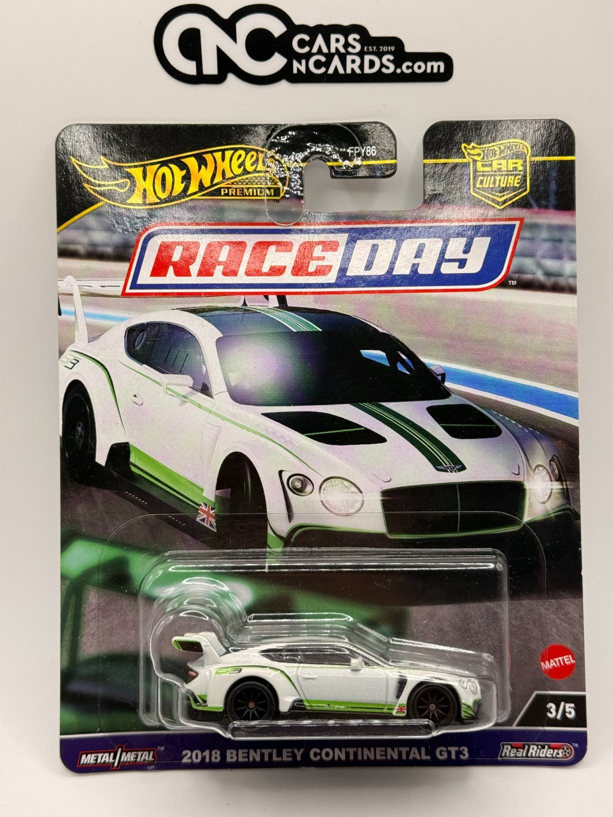 2024 Hot Wheels Premium Car Culture Race Day 3/5 2018 Bentley Continental GT3