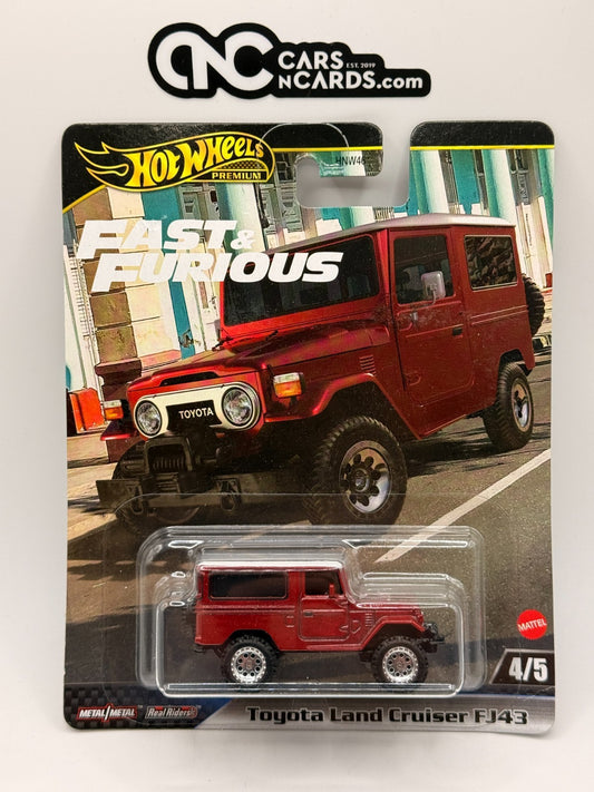 2024 Hot Wheels Premium Fast & Furious #4/5 Land Cruiser FJ43 (Bent Corner)