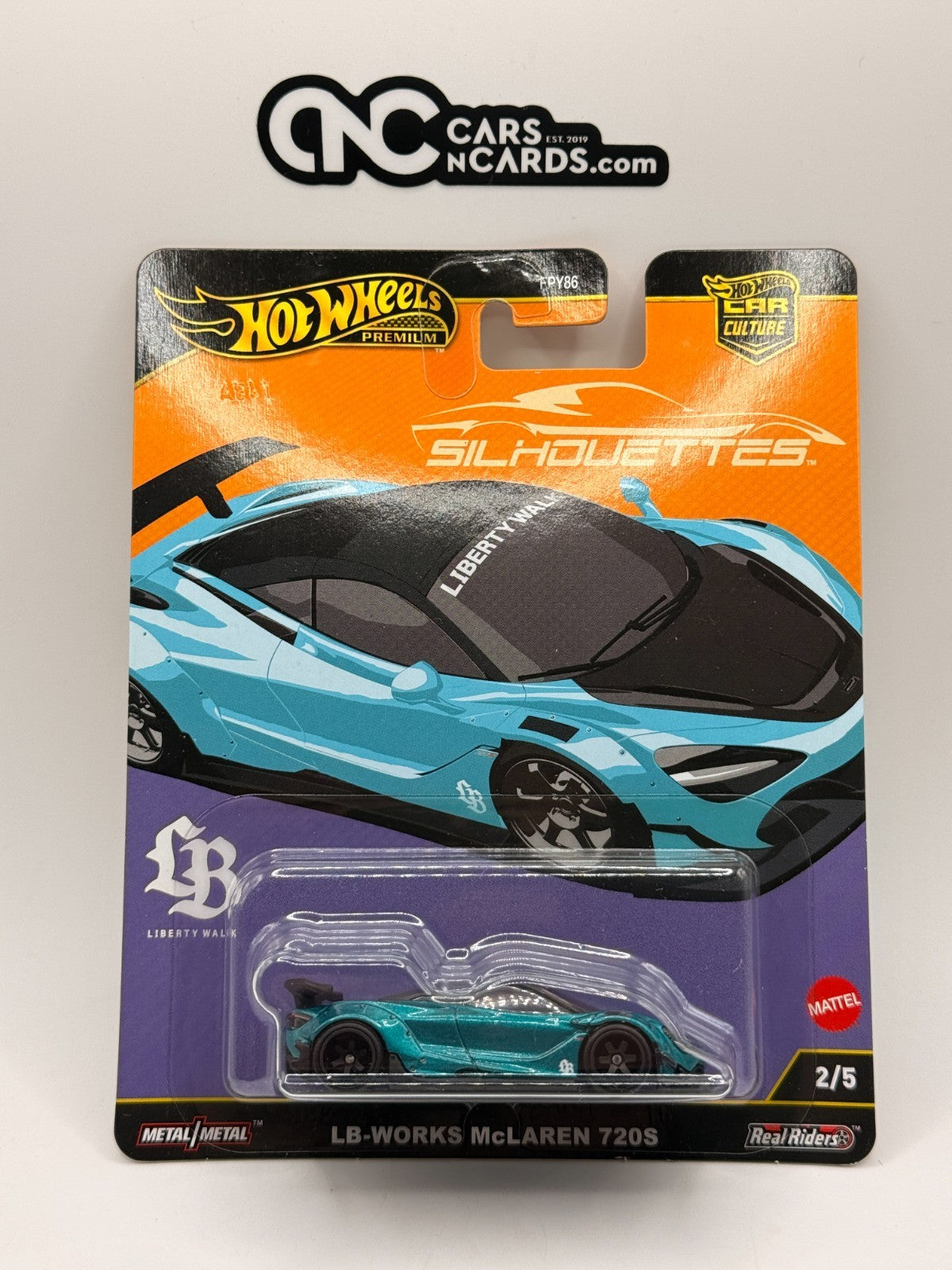 2025 Hot Wheels Premium Car Culture Silhouettes 2/5 LB-Works McLaren 720S