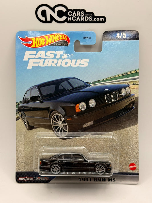 2023 Hot Wheels Premium Fast & Furious 4/5 1991 BMW M5 Black