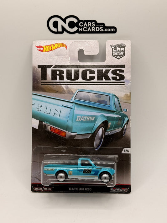 2016 Hot Wheels Premium Car Culture Trucks 5/5 Datsun 620 Teal