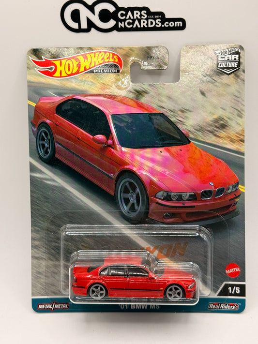 2023 Hot Wheels Premium Car Culture Canyon Warriors 1/5 BMW M5 Red