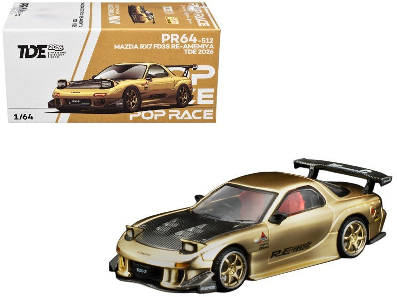 POPRACE 1:64 MAZDA RX7 FD3S RE-AMEMIYA TDE 2026 PR640512