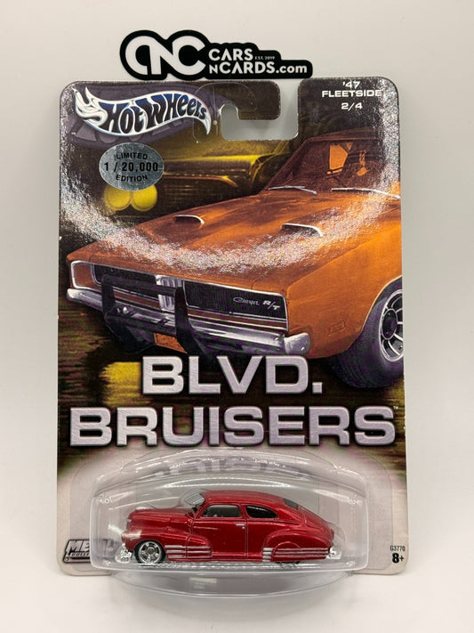 2004 Hot Wheels Boulevard Blvd Bruisers ‘47 Chevy Fleetside Red Sealed