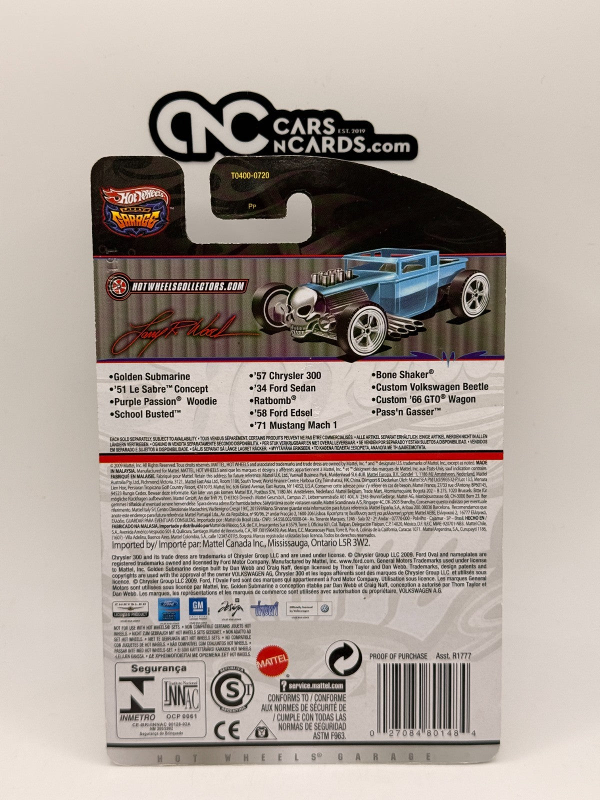 2010 Hot Wheels Premium Larry's Garage 29/39 '34 Ford Sedan Green (Soft Corners)