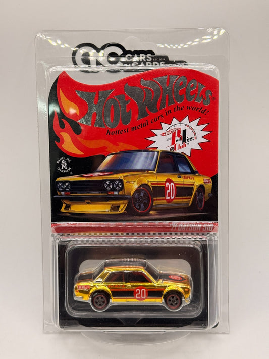 2020 Hot Wheels RLC '71 Datsun 510 Bluebird Gold With Protector