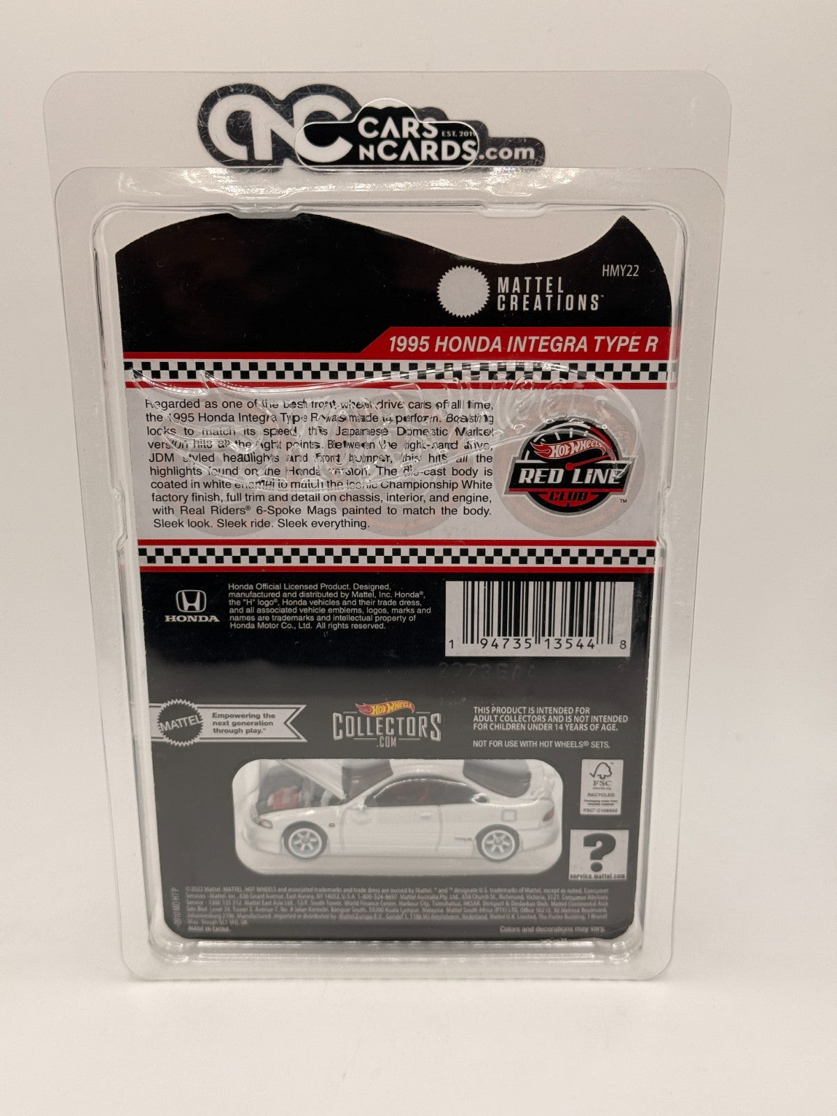 2023 Hot Wheels RLC 1995 Honda Integra Type R With Protector
