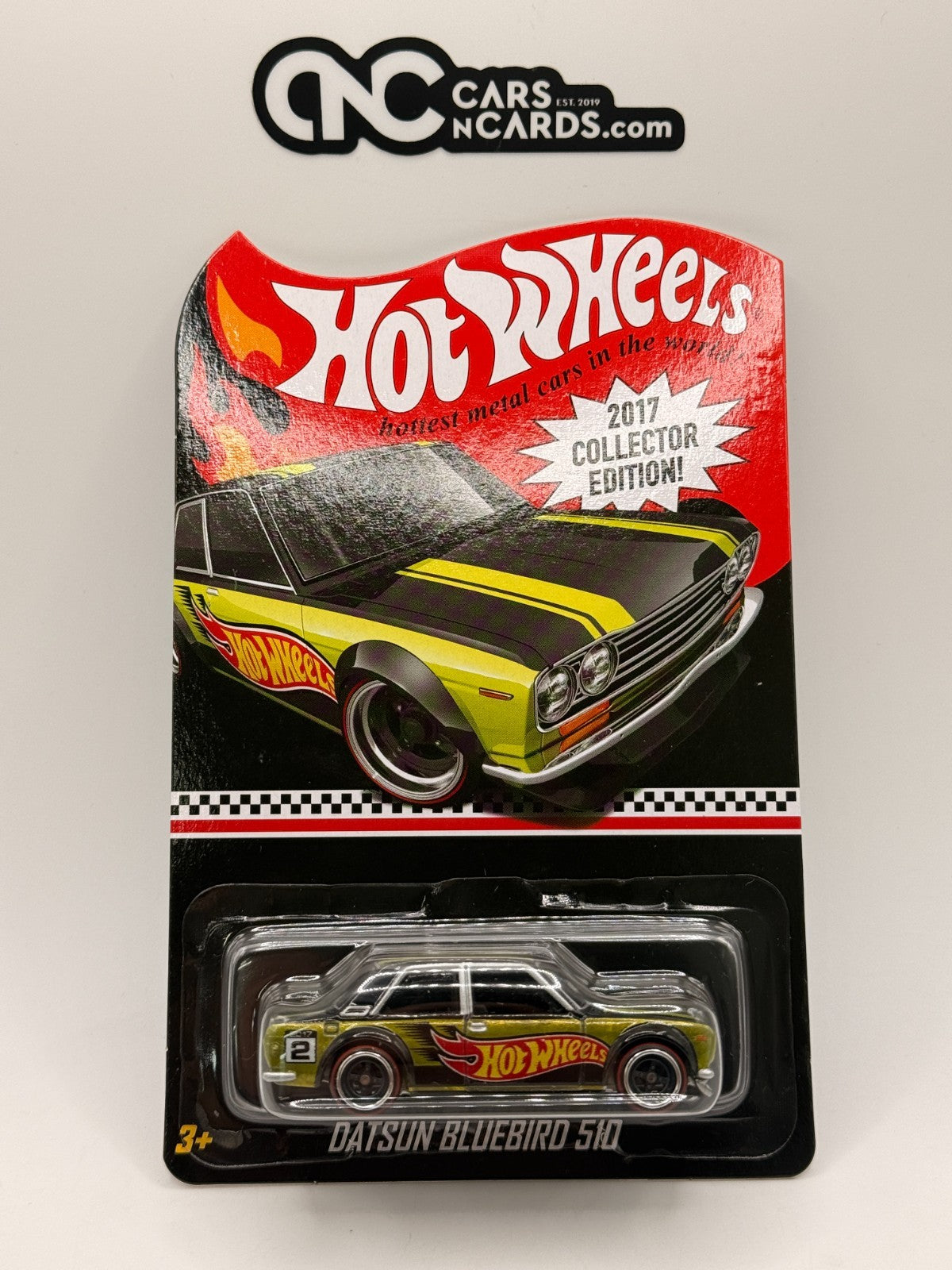 2017 Hot Wheels Mail In Collector Edition '71 Datsun Bluebird 510 With Protector