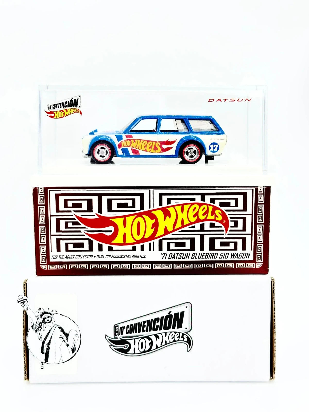 2017 Hot Wheels 10th Annual Mexico Convention '71 Datsun Bluebird 510 Wagon #FCM