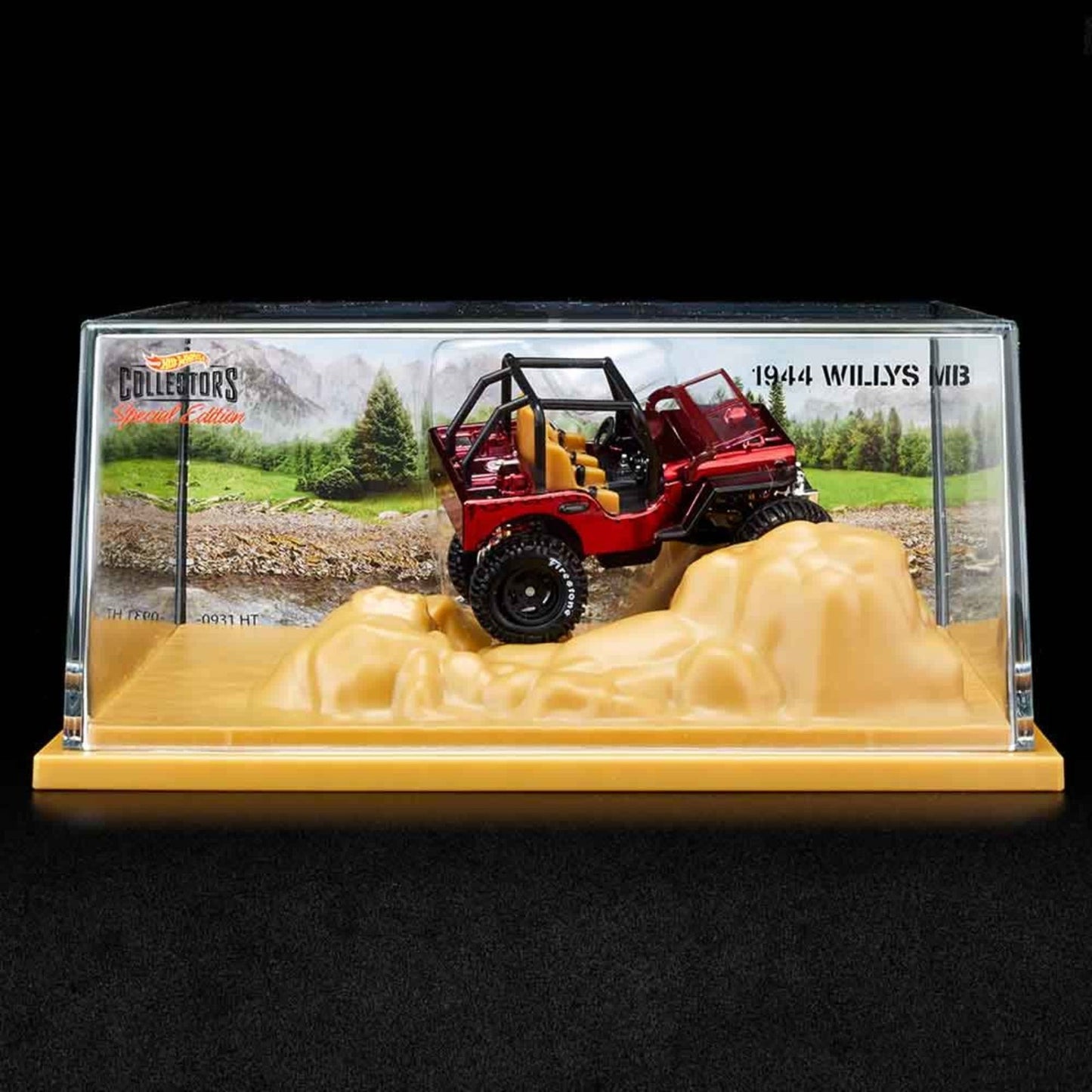 2021 Hot Wheels RLC Exclusive Jeep 1944 Willys MB Acrylic Rock Climber Open Box