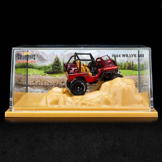 2021 Hot Wheels RLC Exclusive Jeep 1944 Willys MB Acrylic Rock Climber Open Box