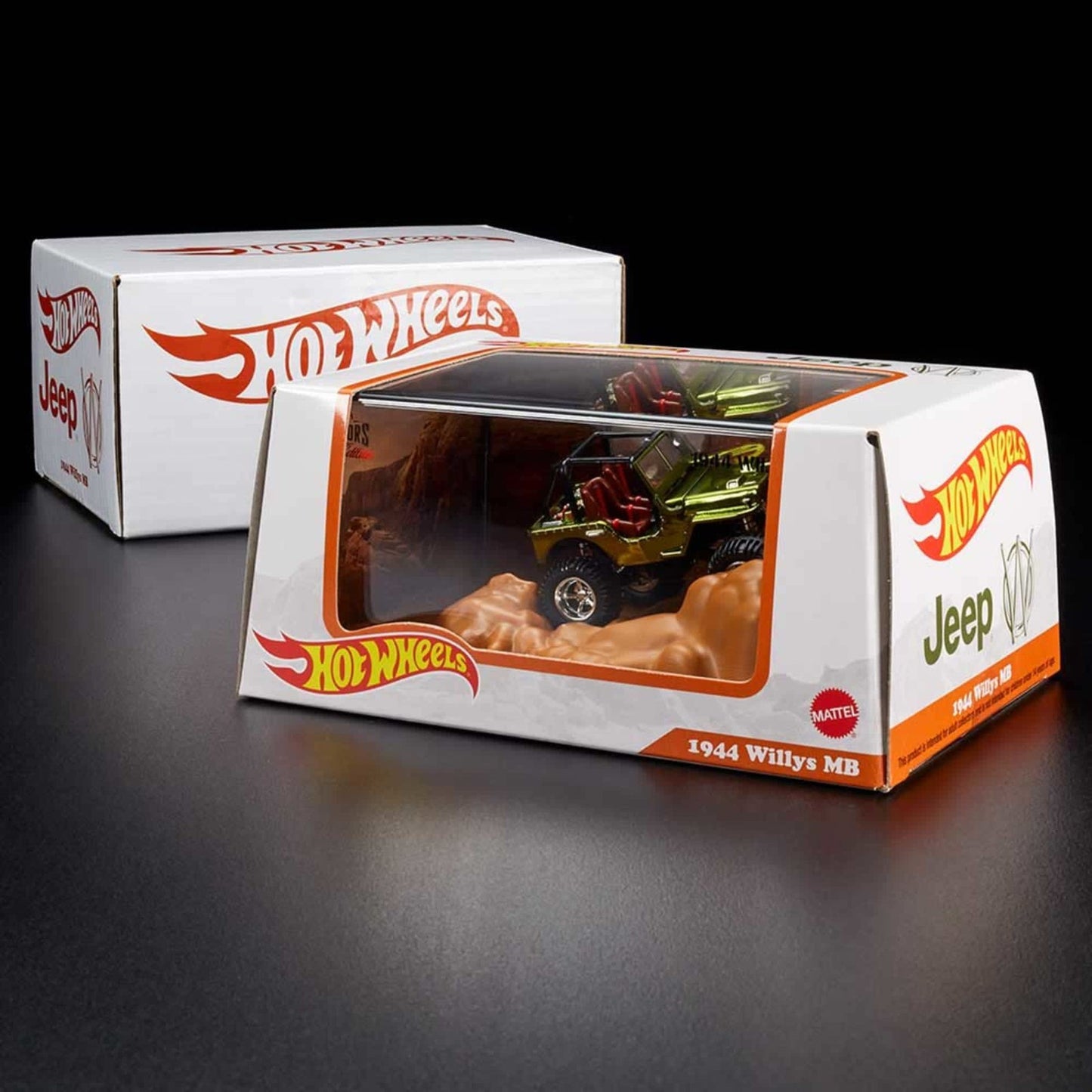 2021 Hot Wheels RLC Exclusive Jeep 1944 Willys MB Acrylic Rock Climber Open Box