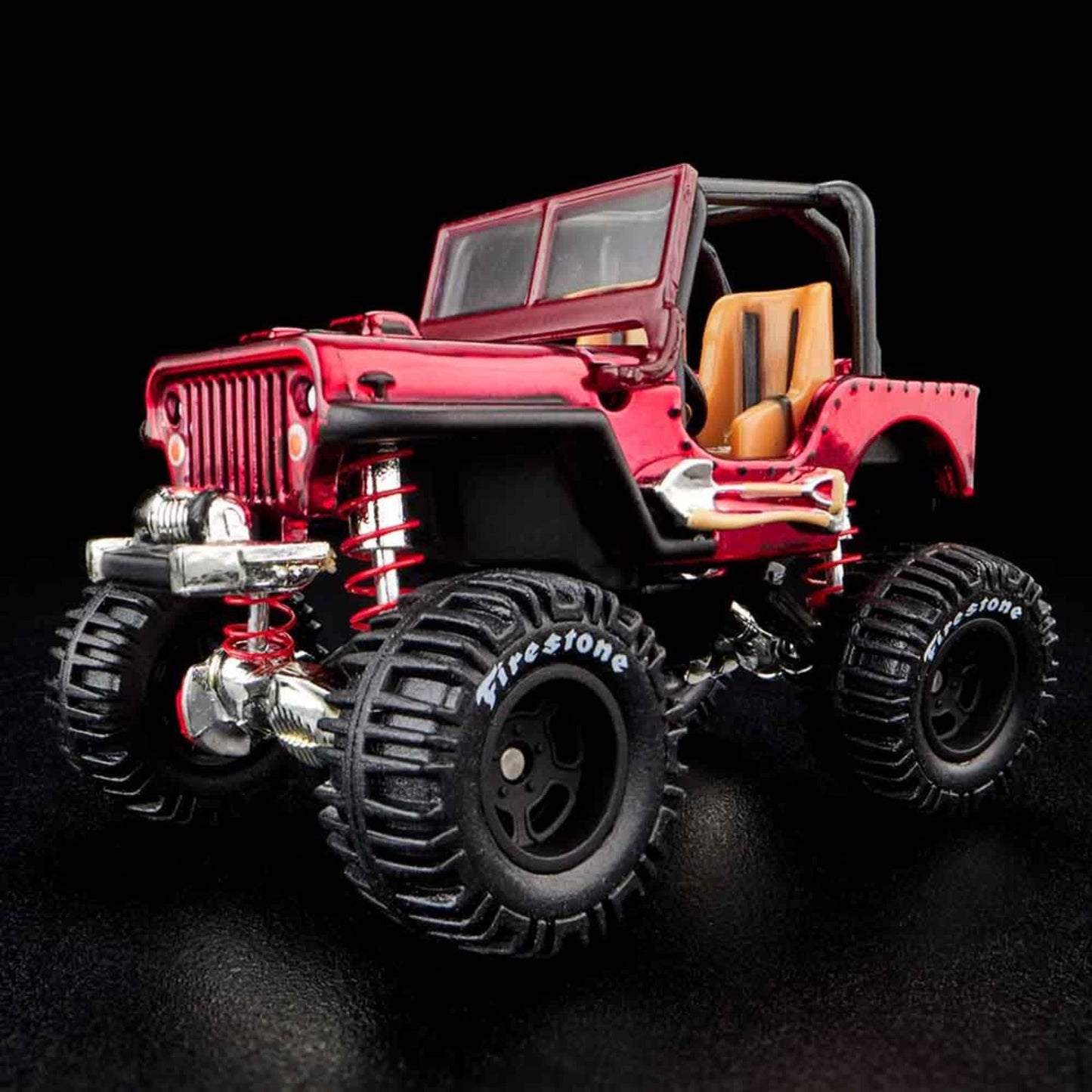 2021 Hot Wheels RLC Exclusive Jeep 1944 Willys MB Acrylic Rock Climber Open Box